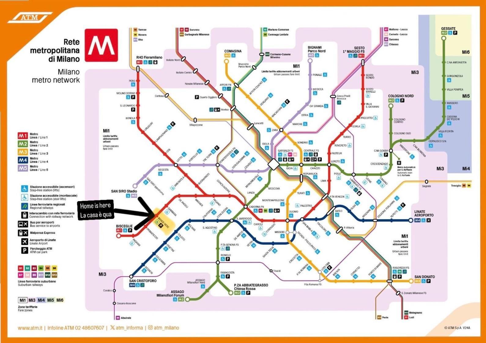 米兰Bilocale In Bande Nere-Metro Rossa Duomo公寓 外观 照片